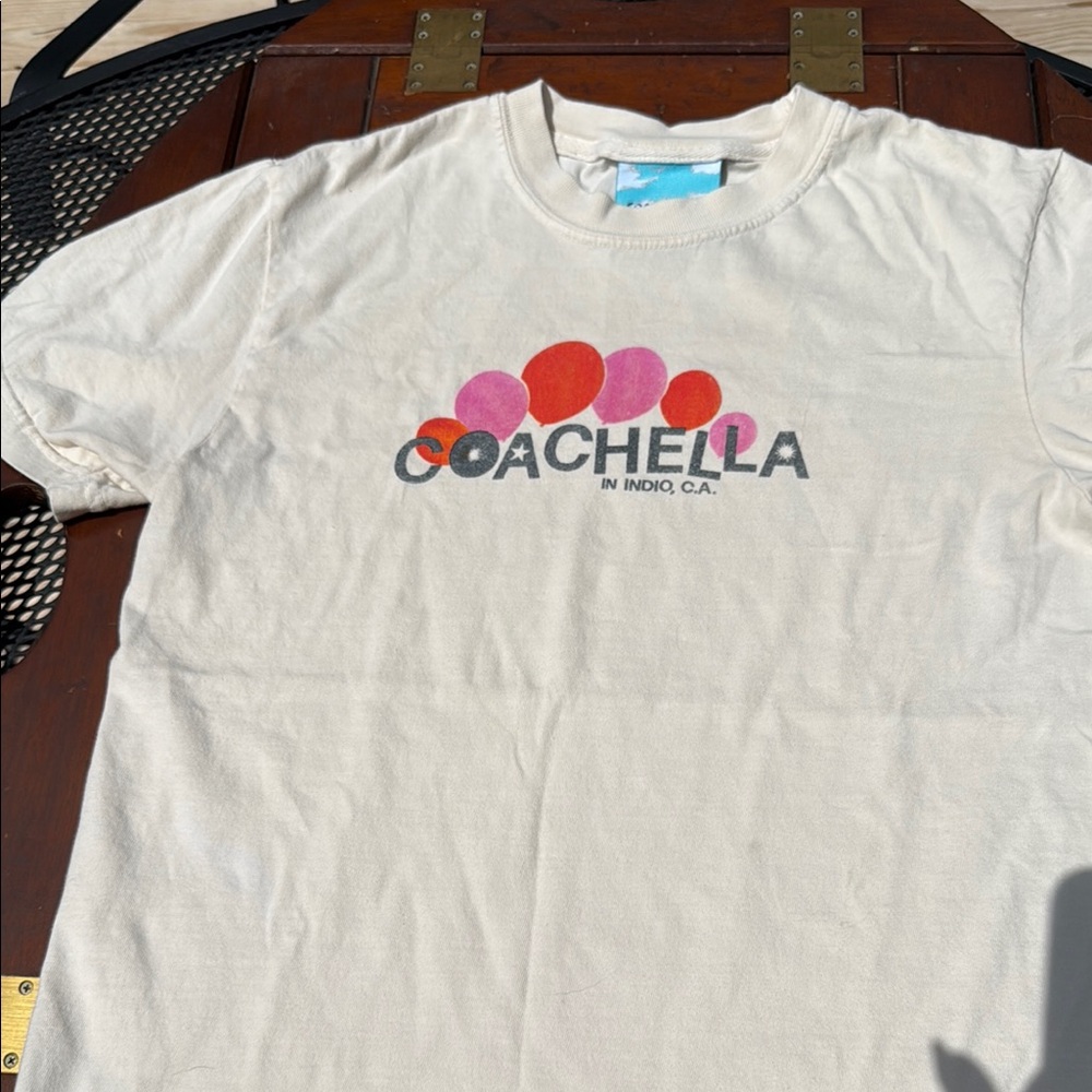 Coachella Cream Short Sleeve Tee